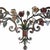Rectangular Shelves in Polychrome Lacquered Wrought Iron, Early 1900s, Set of 2 For Sale - Image 4 of 8