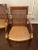 Wood French Empire Style Mohair & Cane Arm Chairs - Set of 4 For Sale - Image 7 of 12