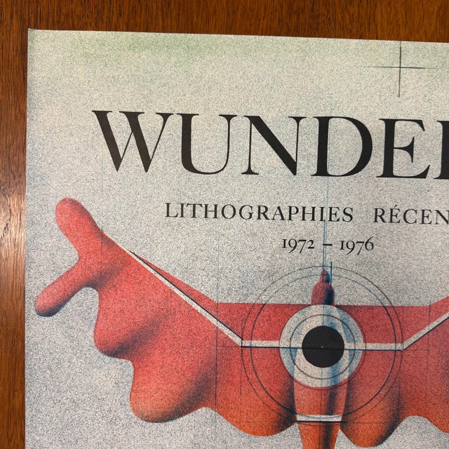 1970s 1976 Paul Wunderlich Lithographs Exhibition Poster For Sale - Image 5 of 12