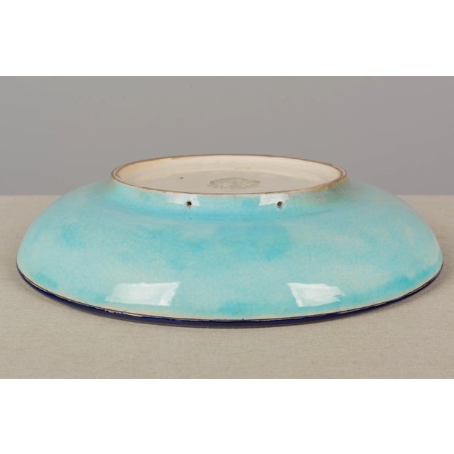 Longwy French Art Deco Longwy Cloisonné Enamel Ceramic Bowl For Sale - Image 4 of 6