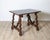 Table With Lyre Legs In Solid Walnut For Sale - Image 4 of 9