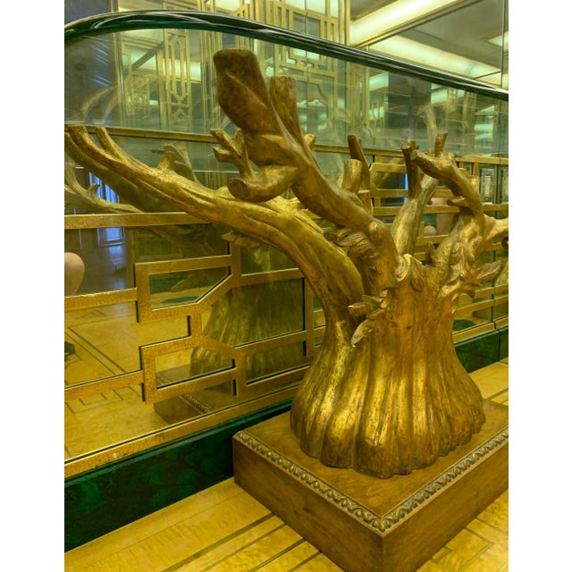 1980s Vintage Glass Top Console Table For Sale In Los Angeles - Image 6 of 10