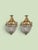 Up for consideration is a beautiful vintage pair of crystal and gold, bow and garland pendant chandeliers. These would...