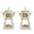 Antique German Porcelain Incense Burners, 1800s, Set of 2 For Sale - Image 15 of 15