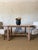 French Provincial Amber White Oak Dining Table in Natural Finish For Sale - Image 3 of 4