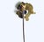Metal 1960s 14k Yellow Gold Intricately Coiled Fish Brooch With Sapphire in His Mouth For Sale - Image 7 of 8