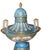 Pair of Sèvres Style Celestial Blue Porcelain Urns. Early 20th Century, France. For Sale - Image 11 of 12