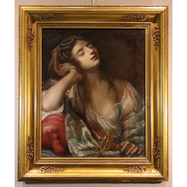 Carlo francesco nuvolone (milan 1609 - milan 1662) attributed to the suicide of queen sophonisba oil on canvas 76 x 60 cm...