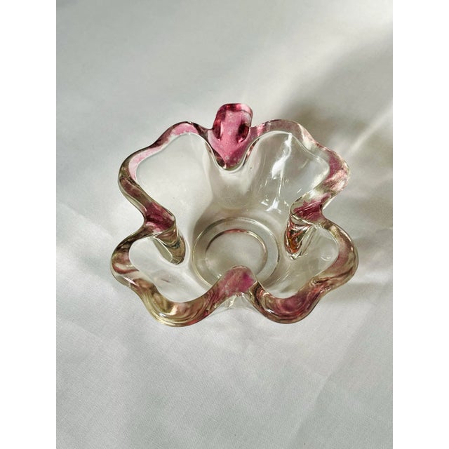 Vintage Four Leaf Clover Trinket Dish For Sale - Image 10 of 11