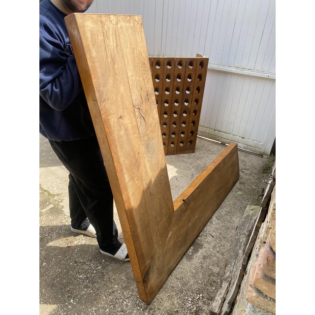L-Shaped Corner Bar in Walnut, 1950 For Sale - Image 11 of 18