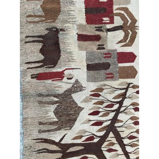 Vintage Egyptian Ramses Tapestry For Sale - Image 10 of 14