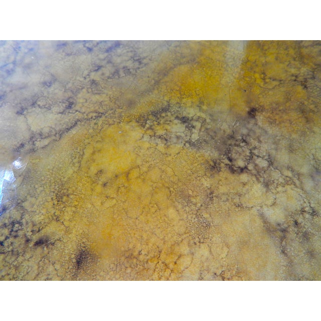 1970s 1970s Henredon Mod Burlwood Laminate Side Table For Sale - Image 5 of 9