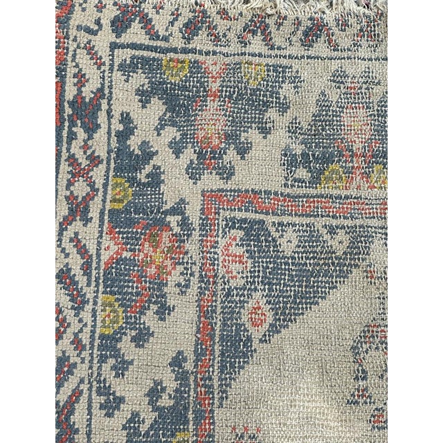 Small Antique Turkish Oushak Rug, 1890s For Sale - Image 10 of 18