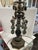 Metal Vintage Hollywood Regency Black Crystal Table Lamp For Sale - Image 7 of 12