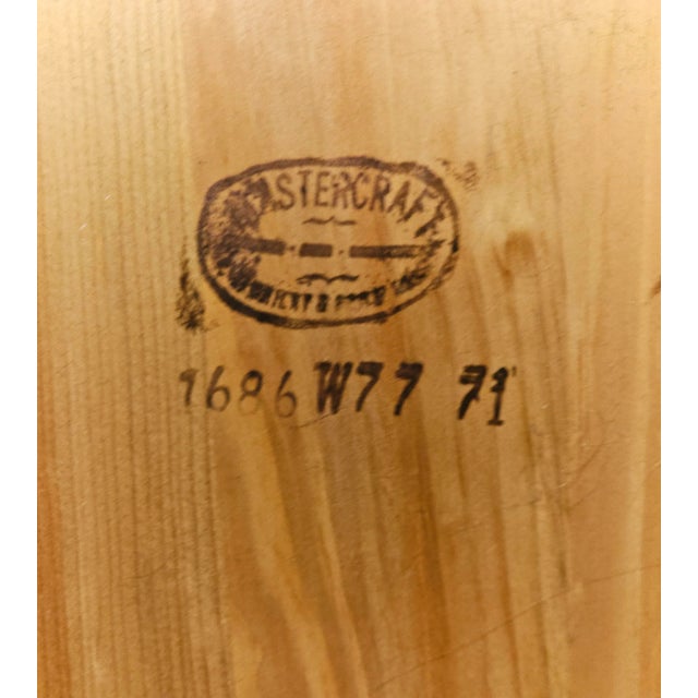 1950s Pair of Mastercraft Ebonized Chippendale Solid Pine Side Cabinets, Nightstands For Sale - Image 12 of 12