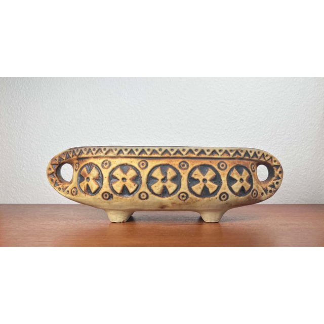 Mid-Century Modern West German Pottery WGP Planter from Gebrüder Spang, 1960s For Sale - Image 9 of 18