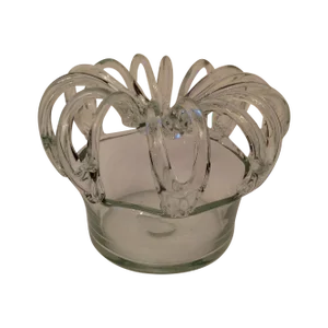 Antique 19th Century Hand Blown Glass Bride's Bank
