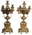 French Historicism Candleholders in Gilded Bronze, 1880s, Set of 2 For Sale