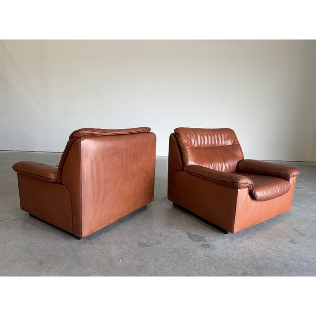 1970s De Sede Attrb Ds-66 Lounge Chair, a Pair. Switzerland c.1970’s For Sale - Image 5 of 12