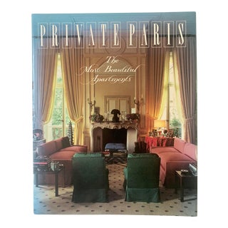 1988 Private Paris: The Most Apartments Marie-France Boyer and Philippe Girardeau Book Published by Abbeville Press, Ny For Sale