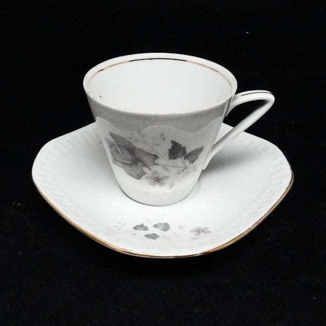 1960s Art Deco Cups from Wawel Factory, Poland, 1960s, Set of 3 For Sale - Image 5 of 8