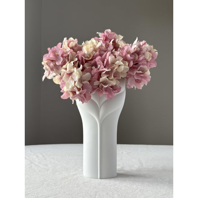 Rosenthal Bisque Porcelain Vase by Uta Feyl for Rosenthal, 1980s For Sale - Image 4 of 7