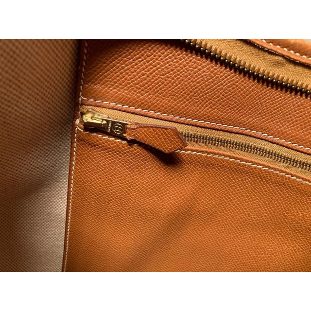 Vintage Hermes Trim Bag with Hand Painted Tiger For Sale - Image 12 of 12