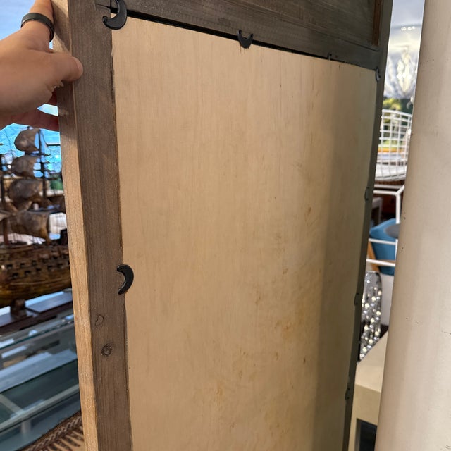 Wood Restoration Hardware Trumeau Mirrors, Pair For Sale - Image 7 of 12