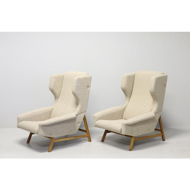 1950s Giulia Lounge Chairs by Gianfranco Frattini for Cassina, 1957, Set of 2 For Sale - Image 5 of 12