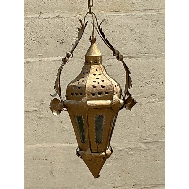 Embrace vintage charm with this Boho Moorish lantern, inspired by Addison Mizner's iconic American style. This exquisite...