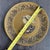 Kayser Sohn, Renaissance Figures – Pair of Decorative Inlaid Mother of Pearl and Tortoiseshell Corviniello Chargers 11 3/8", Dated 1884 For Sale - Image 14 of 17