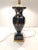 Ethan Allan: Vintage French Sèvres Style Bronze-Mounted Cobalt Blue Hand Painted Porcelain Gold Gilded Table Lamp For Sale - Image 6 of 12