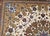 Vintage Persian Tabriz Square Area Rug, Hand-Knotted Wool & Silk, Fine Medallion Floral Pattern, Ivory & Brown, 7x7 For Sale - Image 14 of 16