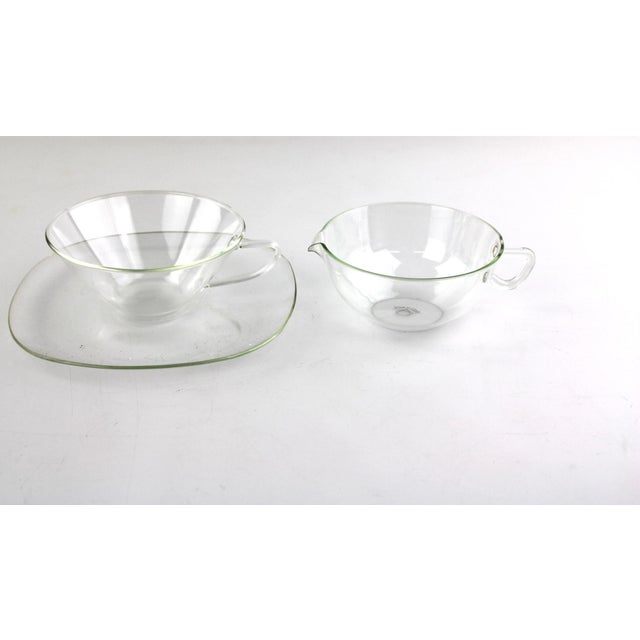 1950s Tea Service by Heinrich Töpferhardt for Jenaer Glas, 1955, Set of 13 For Sale - Image 5 of 8