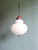 Space Age Pendant Light in White Opaline, 1970 For Sale - Image 13 of 13