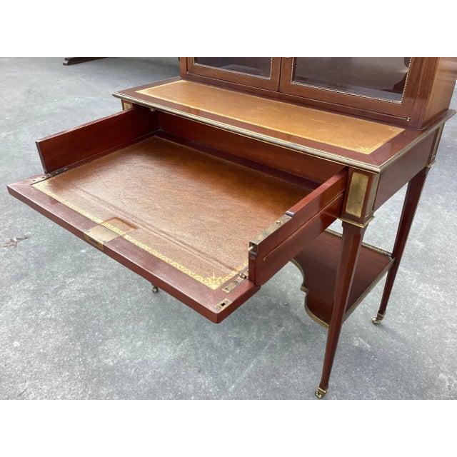 Antique French Louis XVI-Style Writing Table For Sale - Image 4 of 11