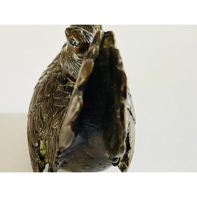 Set of 3 Animals Sculptures Bronze Black Brown Color, France, 1900, 1890s, Set of 3 For Sale - Image 3 of 18