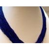 Certified Vintage Lapis Lazuli Multi Strand Necklace 14 Kt Yellow Gold Clasp For Sale - Image 16 of 18
