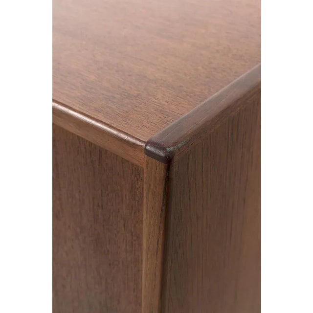 Wood Danish Highboard in Teak For Sale - Image 7 of 12