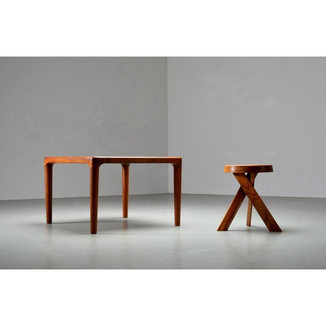 Wood Teak Coffee Table attributed to Glostrup, Denmark, 1960s For Sale - Image 7 of 9