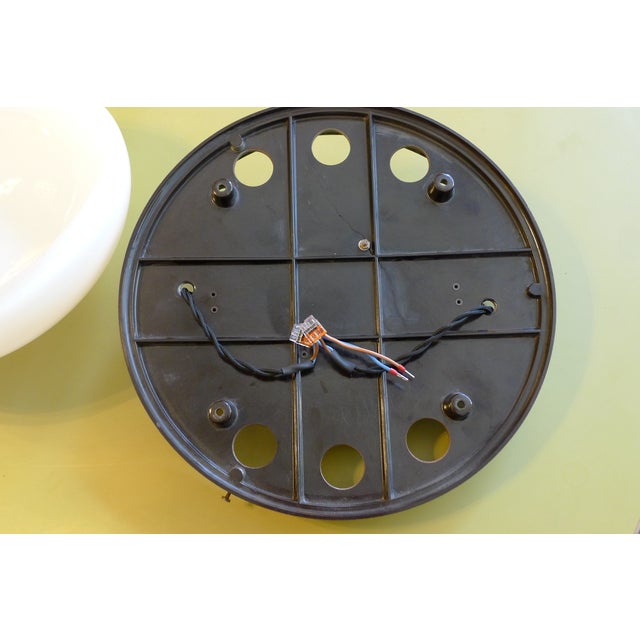 1950s Modernist Glass & Bakelite Model 11303 Ceiling or Wall Lamp from Elektrosvit, 1950s For Sale - Image 5 of 12
