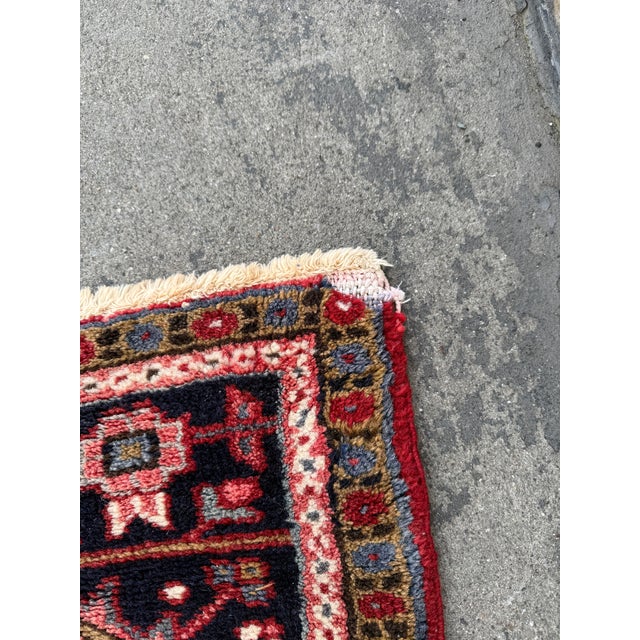 Late 20th Century 8ft 1in X 11ft Heriz Persian Area Rug For Sale - Image 5 of 12