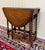 Wood Antique English Table Drop Leaf Gateleg Barley Twist Oak Oval C. 1920-30s For Sale - Image 7 of 17
