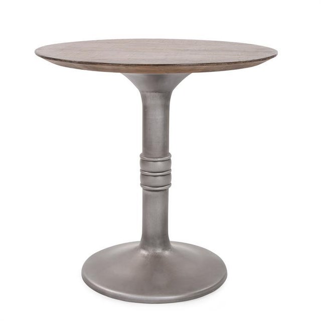 Distressed Farm House Round Bistro Table from Kenneth Ludwig Chicago For Sale In Chicago - Image 6 of 6