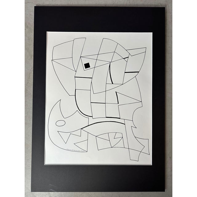 Carlo De Roover, Untitled, 1960s, Signed Screen Print For Sale - Image 12 of 12