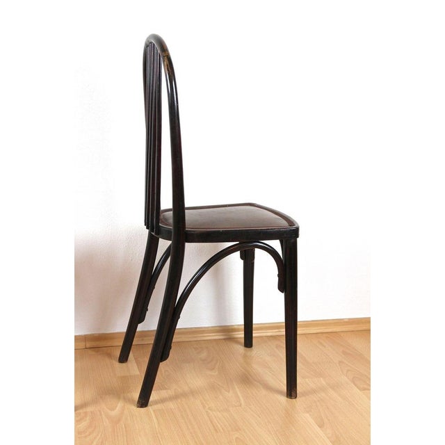 Wood Set of Art Nouveau 1st Edition Thonet Chairs attributed to Josef Hoffmann, 1906 For Sale - Image 7 of 18