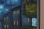 Mid Century Impressionist Style Night Cafe & Street Scene Painting For Sale - Image 9 of 12