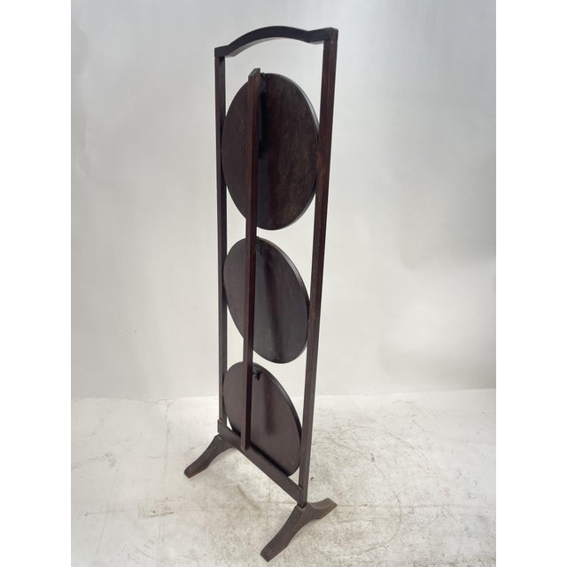 Vintage Foldable Wooden Flower Stand, 1930s For Sale - Image 10 of 14