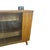 Mid-Century Drinks Cabinet in Teak with Glass Sliding Doors and Adjustable Shelf For Sale - Image 9 of 11