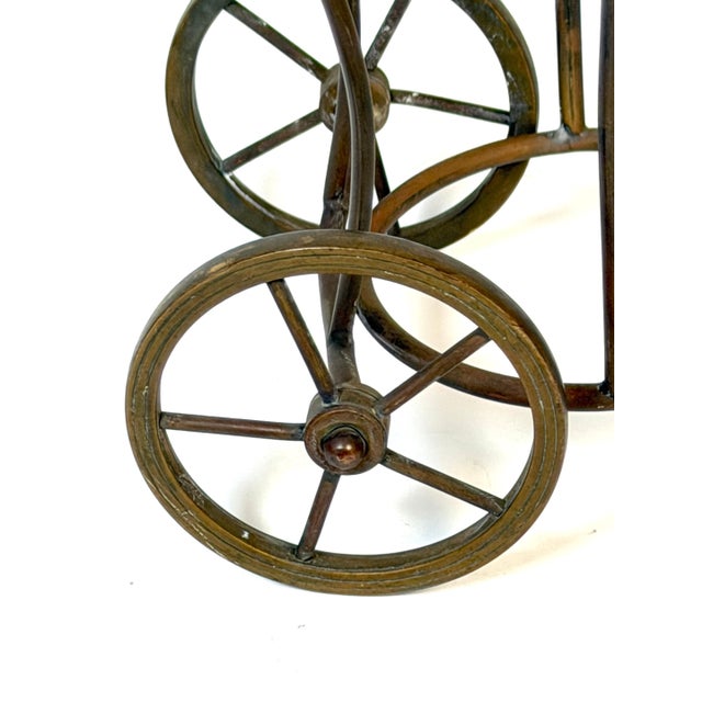 Industrial Italian Interwar Industrial Copper Cocktail Shaker with Wheeled Caddy, 1925-35 For Sale - Image 3 of 18